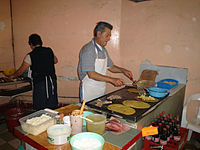 Huarache pişirilen bir mekân