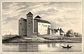 Turku castle in 1845.