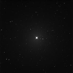 Снимок 61 Девы с помощью 32-сантиметрового телескопа с полем зрения 45,1 угловых минут