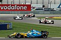 Alonso (foreground) at the United States GP