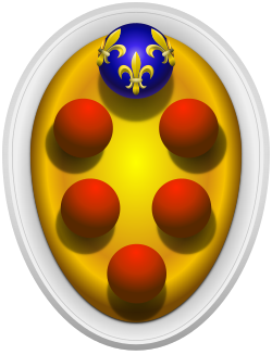 Lorenzo de’ Medicis våpenskjold