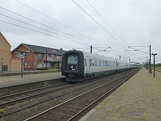 DSB IC3 18 on Slagelse Station