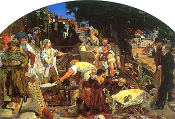 Ford Madox Brown, Le Travail, 1852-1865.