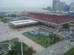 La frontière avec Macao, dit port Gongbei de Zhuhai en 2007