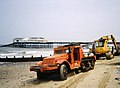 Halvbæltekøretøj i brug i Norfolk, Storbritannien 1993.