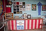 HE'BREW Beer and Coney Island Craft Lagers merchandise at Coney Island Brewing Company.