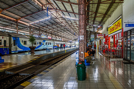 Interior of Purwokerto Station, Purwokerto