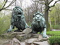 Группа львов бывшего памятника кайзеру Вильгельму