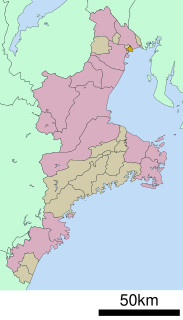 川越町位置図