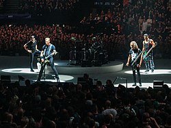 Skupina Metallica na koncerte v Londýne v októbri 2017