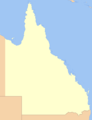 Queensland location map