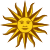 Sun of May of the Flag of Uruguay