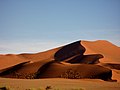 Pasir keusik di Namibia.