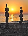 * Nomination Stone balancing at Fethiye, Turkey. --Saffron Blaze 12:16, 7 December 2011 (UTC) * Promotion Maybe some noise, and some CA (left "sculpture"), but al last an interesting sunset !--Jebulon 22:11, 15 December 2011 (UTC)