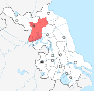 Lage Suqians in Jiangsu