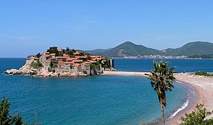 Sveti Stefan island in Budva