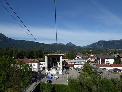 Nebelhornbahn Talstation in Oberstdorf