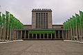 fair entrance during the "Grüne Woche" (German for "Green week")