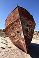 Bateau rouillé à Moynaq.