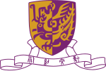 香港中文大學第三代校徽（1973年9月至2008年），省去了第二代校徽中校訓綬帶的立體陰影
