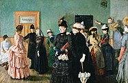 Albertine i politilægens venteværelse (Albertine at the Police Doctor's Waiting Room, 1885–87)