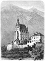 Die Gartenlaube (1869) b 581.jpg Erzherzog Johannes Begräbnißkapelle auf Burg Schönna bei Meran. Nach einer Originalzeichnung von Ferd. Petzl in München (S)