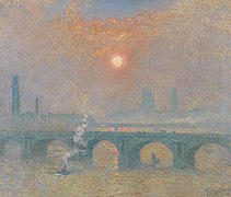 Waterloo Bridge, London (1918) par Émile Claus, collection privée