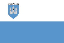 Flag of Csepreg.svg