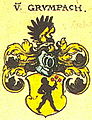 Wappen der Familie von Grumbach seit 1492 nach Siebmachers Wappenbuch