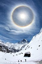 Halo near Machhapuchchhre