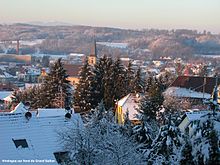 Hirsingue vue du Banholz