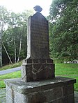 Baksidan av Gustaf III:s monument.