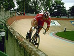רוכב האופניים קווין סירו, חבר נבחרת צרפת שזכתה במדליית כסף בתחרות הספרינט