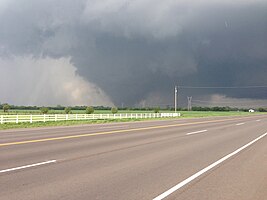 Der Tornado in der Nähe von Moore am 20. Mai 2013