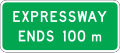 (A41-2.2) Expressway Ends 100M