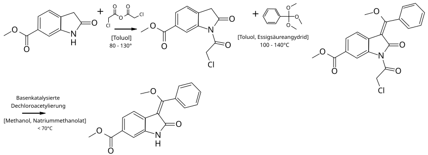 Nintedanib Syntheseschritt 2