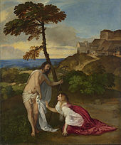 Tiziano, Noli me tangere, Londra, National Gallery