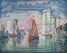 Пол Сињак Влегување во пристаништето ла Рошел (1921).