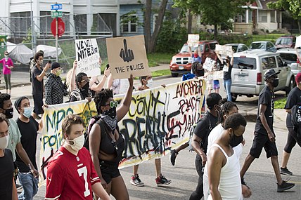 Protest, Minneapolis, May 26