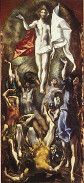 La Resurrección de Cristo año 1597-1600 275 x 127 cm Museo del Prado (Madrid)