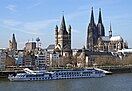 view of the town across the Rhine