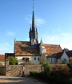 Skyline of Ruffey-lès-Beaune