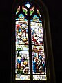 Stained glass of the blessed Théophane Vénard in the church of Notre-Dame de l'Assomption, Saint-Loup-Lamairé