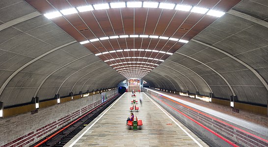 Titan station of the Bucharest Metro