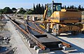 Travaux pour la deuxième ligne.