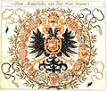 Герб Священной Римской империи германской нации начала XVII века, рисунок из гербовника И. Зибмахера