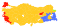 Şehirlere göre, 2011 Yılı Genel Seçim Sonuçları Results of the Turkish general election of 2011 by province. Résultats de l'élection générale turque de 2011 par province Ergebnisse der Türkischen Parlamentswahl 2011 nach Provinz Los resultados de las elecciones generales de Turquía de 2011 por provincia Os resultados da eleição geral Turca de 2011 por província نتائج الانتخابات العامة التركية من عام 2011 بنسبة مقاطعة