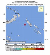 2020-04-25 Panguna, Papua New Guinea M6.3 earthquake intensity map (USGS).jpg