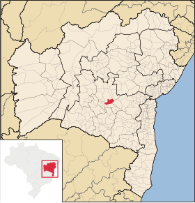 Kart over Ibicoara