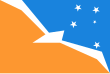 Bandeira da província da Terra do Fogo, Antártida e Ilhas do Atlântico Sul